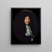 Portrait von François-Michel Le Tellier, Marquis de Louvois, 1641-1691, Kriegsminister - Jacob Ferdinand Voet — gerahmtes Bild an der Wand