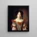 Portrait einer Frau - Jacob Ferdinand Voet — gerahmtes Bild an der Wand