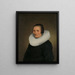 Portrait von Margaretha de Geer 1585-1672 - Jacob Gerritsz. Cuyp — gerahmtes Bild an der Wand