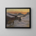 Eine Farm in Lysaker - Jacob Glersen — gerahmtes Bild an der Wand