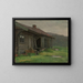 Eine Farm unter dem Sommerregen - Jacob Glersen — gerahmtes Bild an der Wand