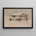 Schneefall - Jacob Glersen — gerahmtes Bild an der Wand