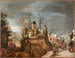 Allegorie der Jahreszeiten in einer Landschaft - Jacob Grimmer — Ansicht des Kunstwerks
