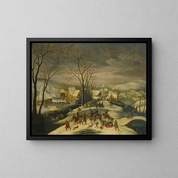 Das Massaker der Unschuldigen - Jacob Grimmer — gerahmtes Bild an der Wand