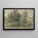 Bord de la forêt avec ruisseau - Jacob Hoffmann — gerahmtes Bild an der Wand