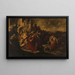 Die Begegnung Jakobs und Esau - Jacob Hogers — gerahmtes Bild an der Wand