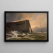 Porte d'Aval à Étretat - Jacob Jacobs — gerahmtes Bild an der Wand