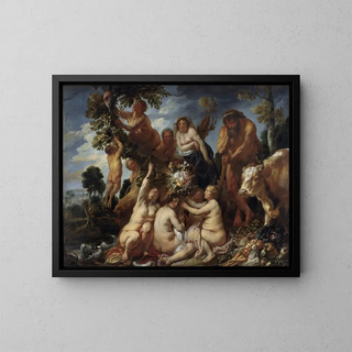 Jacob Jordaens - Achelous Defeated by Hercules The Origin of the Cornucopia Allegory of Fruitfulness.webp