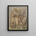 Enthousiasmus der Kindheit - Jacob Jordaens — gerahmtes Bild an der Wand