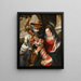Sainte Famille avec sainte Anne - Jacob Jordaens — gerahmtes Bild an der Wand