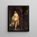 Der König Candaule von Lydia, der seine Frau Gygès zeigt - Jacob Jordaens — gerahmtes Bild an der Wand