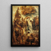 Der Märtyrertod der Heiligen Apollonia - Jacob Jordaens — gerahmtes Bild an der Wand