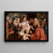 Laissez venir à moi les petits enfants - Jacob Jordaens — gerahmtes Bild an der Wand