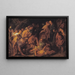 Die Verrat und Verhaftung Christi in Gethsemane - Jacob Jordaens — gerahmtes Bild an der Wand