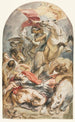 Die Bekehrung Sauls mit Reiter und Banner - Jacob Jordaens — Ansicht des Kunstwerks