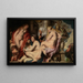 Die Mädchen von Cécrops, die das Kind Érichthonios finden - Jacob Jordaens — gerahmtes Bild an der Wand