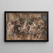 Der König trinkt - Jacob Jordaens — gerahmtes Bild an der Wand