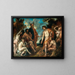 Der Musikwettbewerb zwischen Apoll und Pan - Jacob Jordaens — gerahmtes Bild an der Wand
