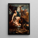 Der Opferung Isaaks - Jacob Jordaens — gerahmtes Bild an der Wand