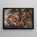 Largent des tribut Jakob Jordaens — gerahmtes Bild an der Wand