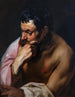 Der Denker oder die Fauna in Meditation - Jacob Jordaens — Ansicht des Kunstwerks