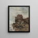 Eine Ansicht des Hafens von Dordrecht - Jacob Maris — gerahmtes Bild an der Wand