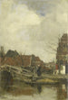Altes Viertel am Wasserufer - Jacob Maris — Ansicht des Kunstwerks