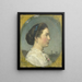Portrait von Catharina Hendrika Horn, der Ehefrau des Künstlers - Jacob Maris — gerahmtes Bild an der Wand
