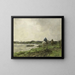 Chemin de halage - Jacob Maris — gerahmtes Bild an der Wand