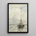 Visserspink am Strand - Jacob Maris — gerahmtes Bild an der Wand