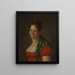 Portrait von Gesina Rbech Ring - Jacob Munch — gerahmtes Bild an der Wand