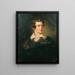 Portrait des Grafen Alfred Potocki - Jacob Prochinsky — gerahmtes Bild an der Wand
