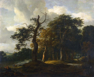 Jacob Salomonsz van Ruysdael - A Road through an Oak Wood.webp