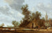 Die Halte an der Herberge - Jacob Salomonsz van Ruysdael — Ansicht des Kunstwerks