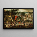 Messe am Tag des Heiligen Sebastian - Jacob Savery der Ältere — gerahmtes Bild an der Wand