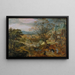 Landschaft mit Dorf im Herbst - Jacob Savery der Ältere — gerahmtes Bild an der Wand