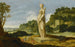 Landschaft mit Anbetern am Altar der Diana - Jacob Symonsz Pynas — Ansicht des Kunstwerks