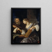 Die Musikstunde - Jacob Toorenvliet — gerahmtes Bild an der Wand