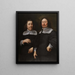 Portrait von zwei Männern - Jacob van Oost — gerahmtes Bild an der Wand