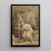 Callisto, Liebe und Jupiter mit dem Adler - Jacob de Wit — gerahmtes Bild an der Wand