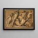 Hercule tötet die Zentauren Jupiter besiegt die Zentauren - Jacob van Campen — gerahmtes Bild an der Wand