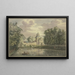 Porte d'Utrecht avec une partie de la promenade - Jacob van Liender — gerahmtes Bild an der Wand