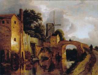 Jacob van Ruisdael - Canal with Bridge.webp