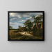 Landschaft - Jacob van Ruisdael — gerahmtes Bild an der Wand