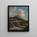 Torrent de montagne - Jacob van Ruisdael — gerahmtes Bild an der Wand