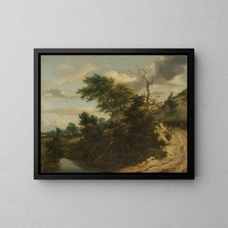 Jacob van Ruisdael - Sandy Track in the Dunes.webp