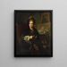 Der Schlachtenmaler Ignace Jacques Parrocel - Jacob van Schuppen — gerahmtes Bild an der Wand