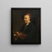 Selbstporträt von Jakob van Schuppen - Jacob van Schuppen — gerahmtes Bild an der Wand