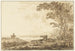 Flusslandschaft mit Vieh in Ruhe - Jacob van Strij — Ansicht des Kunstwerks