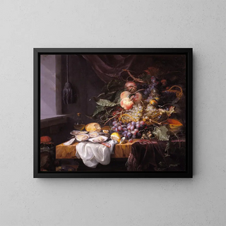 Jacob van Walscapelle - Still Life with fruit and oysters.webp